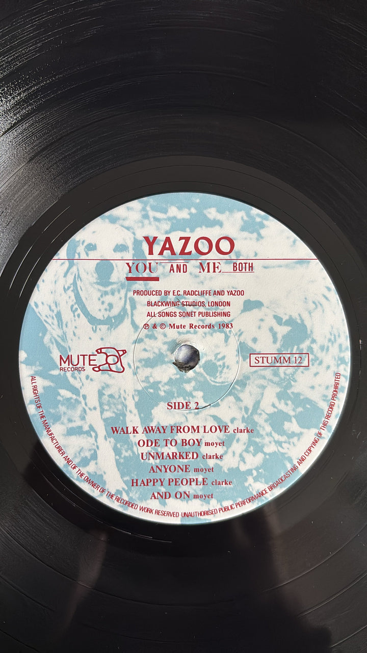 Yazoo You And Me Both Vinyl Record - Think Vintage Online Ltd