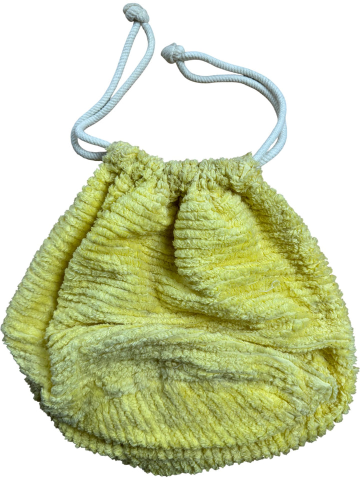 Yellow Drawstring Bag - Think Vintage ltd
