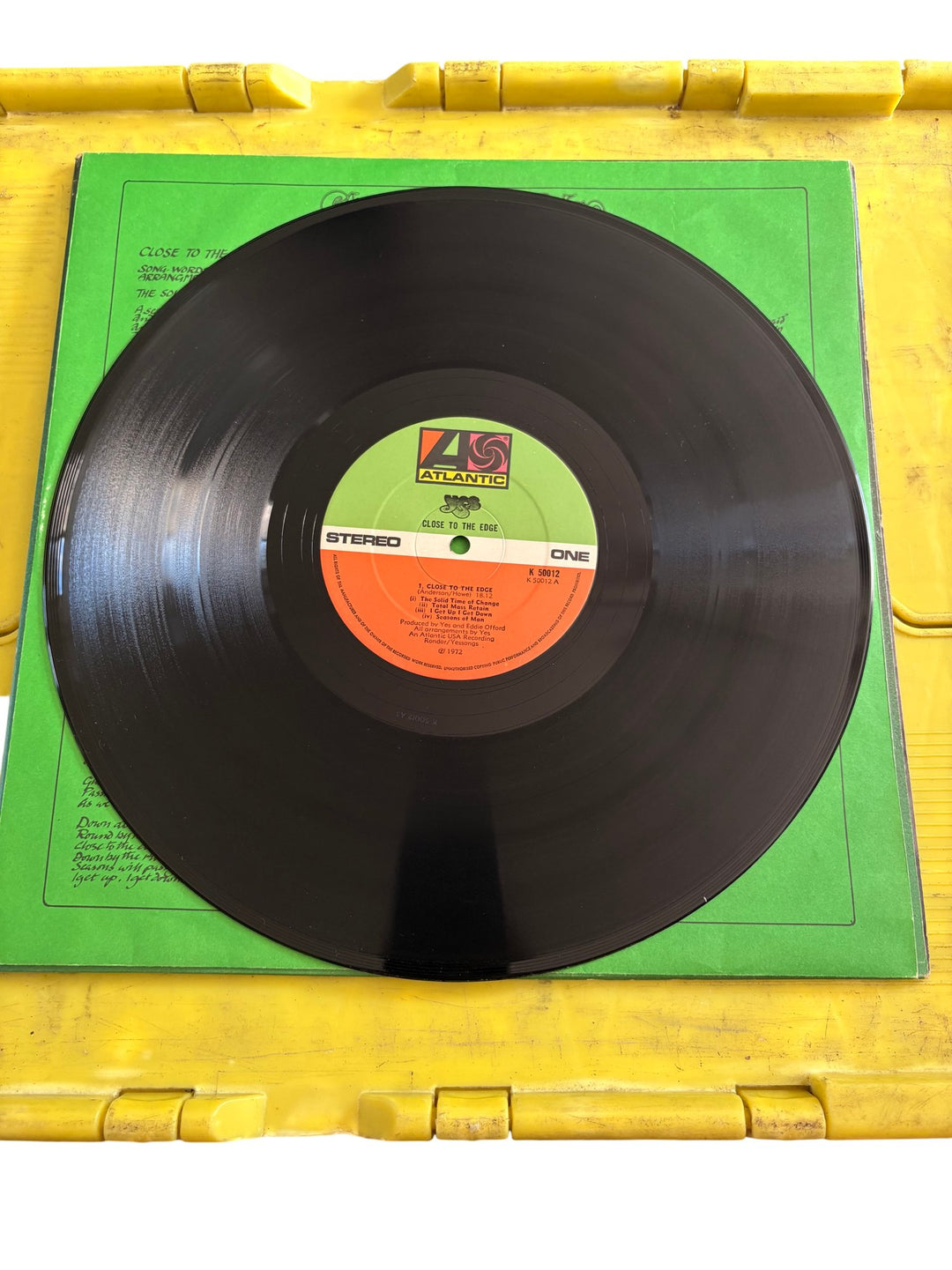 Yes Close to the Edge LP - Good - Think Vintage ltd