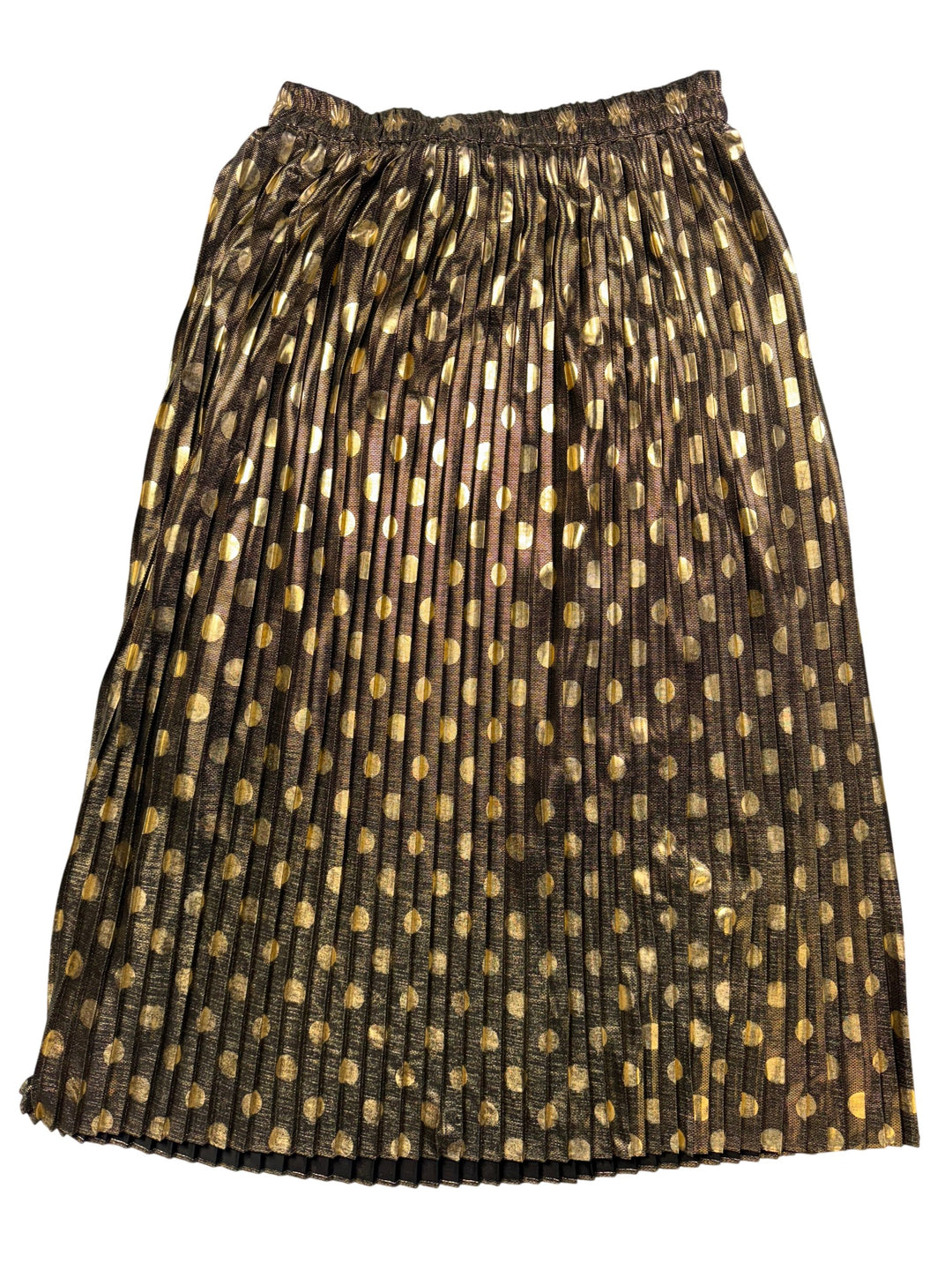 Yessica Polka Dot Pleated Skirt - W28-30 - Think Vintage Online Ltd