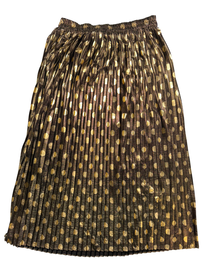 Yessica Polka Dot Pleated Skirt - W28-30 - Think Vintage ltd