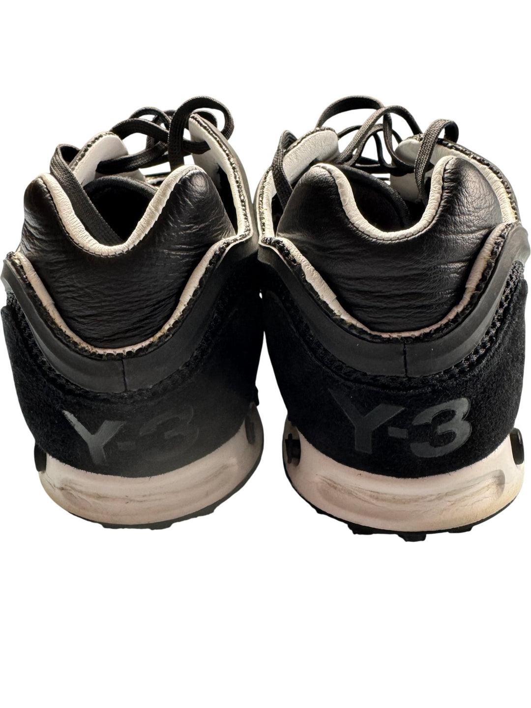Yohji Yamamoto Y-3 Black Mesh Sneakers - Size 8 - Think Vintage Online Ltd