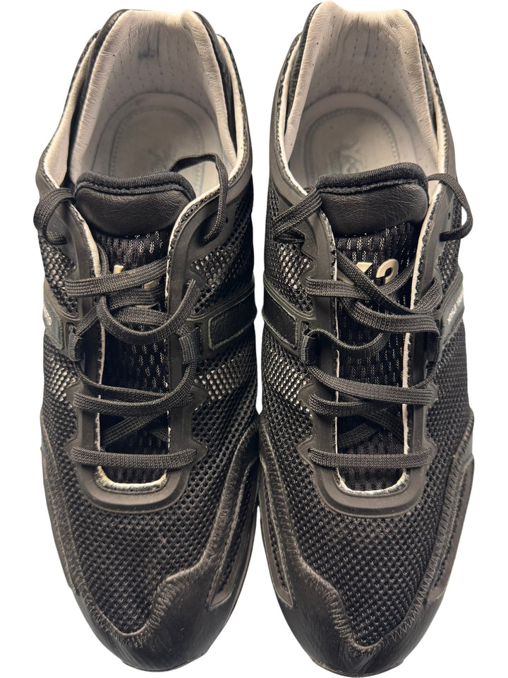 Yohji Yamamoto Y-3 Black Mesh Sneakers - Size 8 - Think Vintage Online Ltd