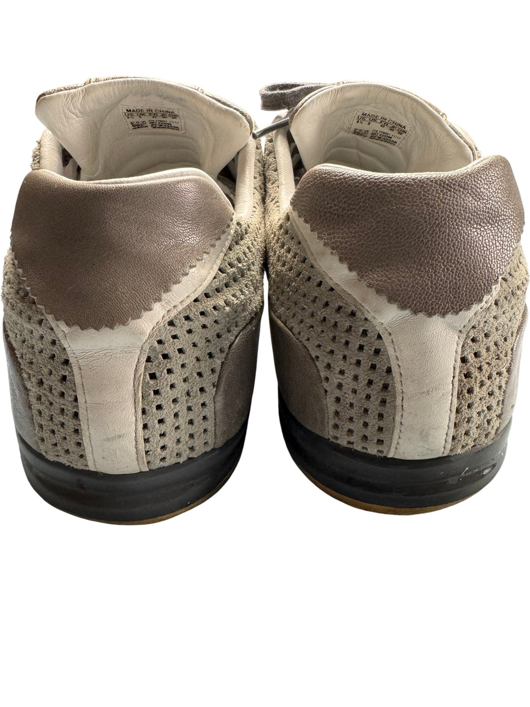 Yohji Yamamoto Y-3 Gray Low-Top Sneakers - Size 8 - Think Vintage Online Ltd