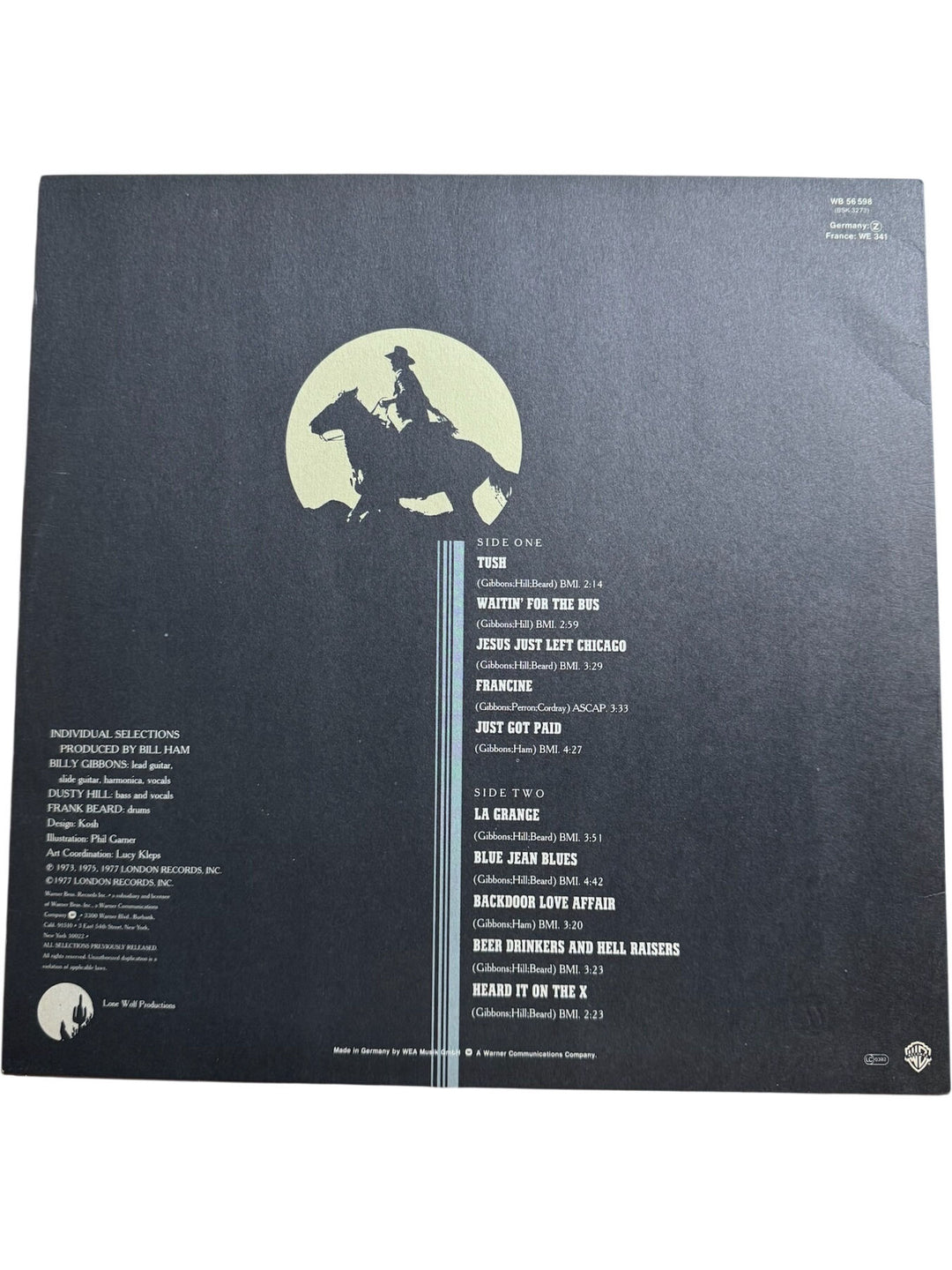 ZZ Top The Best Of Vinyl Record - Very Good+