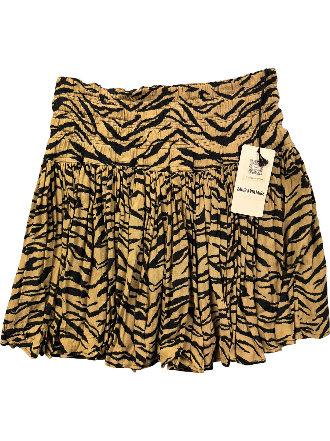 Zadig & Voltaire Jocky Tiger Skirt - W26-30 - Think Vintage ltd