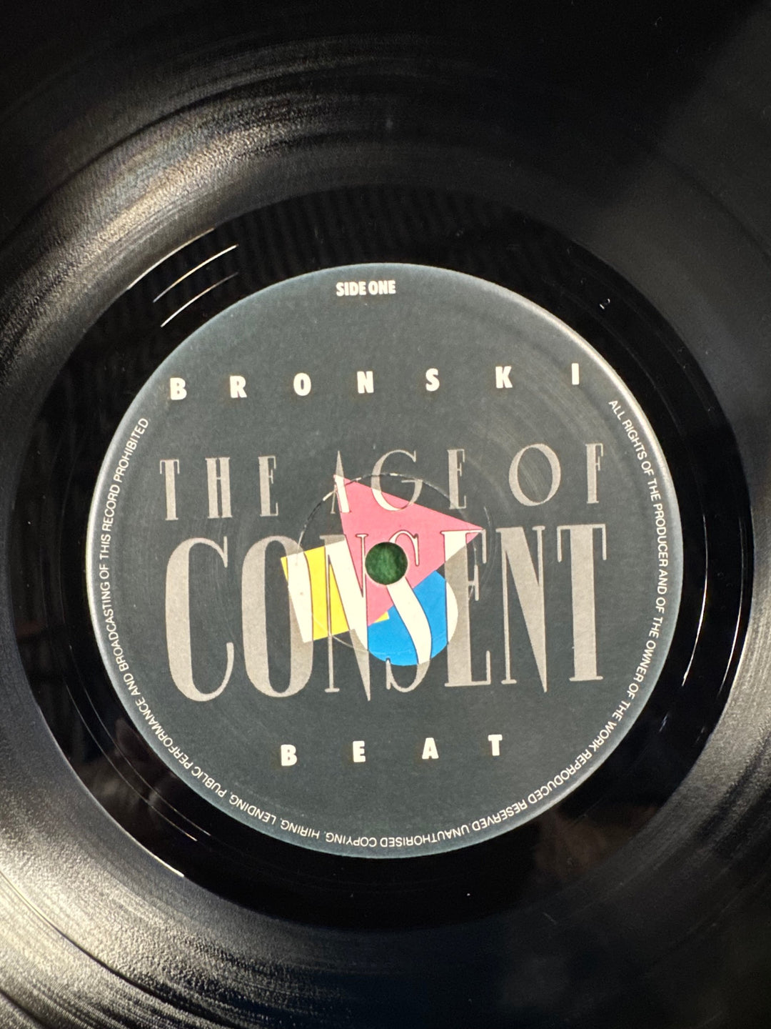 The Age Of Consent Vinyl Record By Bronski Beat - Think Vintage