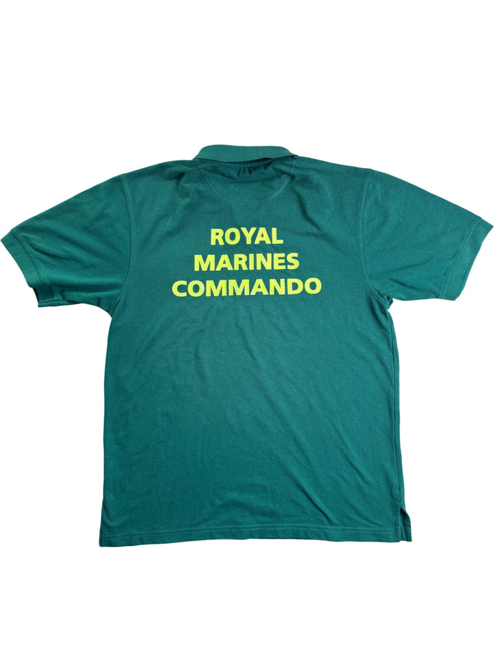 Royal Marines Kustom Kit Green Polo Shirt - M