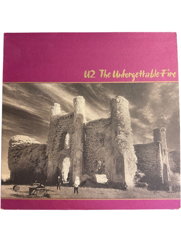 U2 The Unforgettable Fire Vinyl Record - Very Good