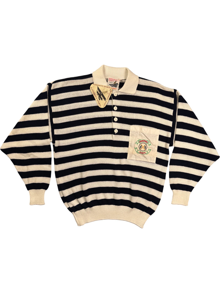 Dangerous Sports Striped Rugby Shirt - L