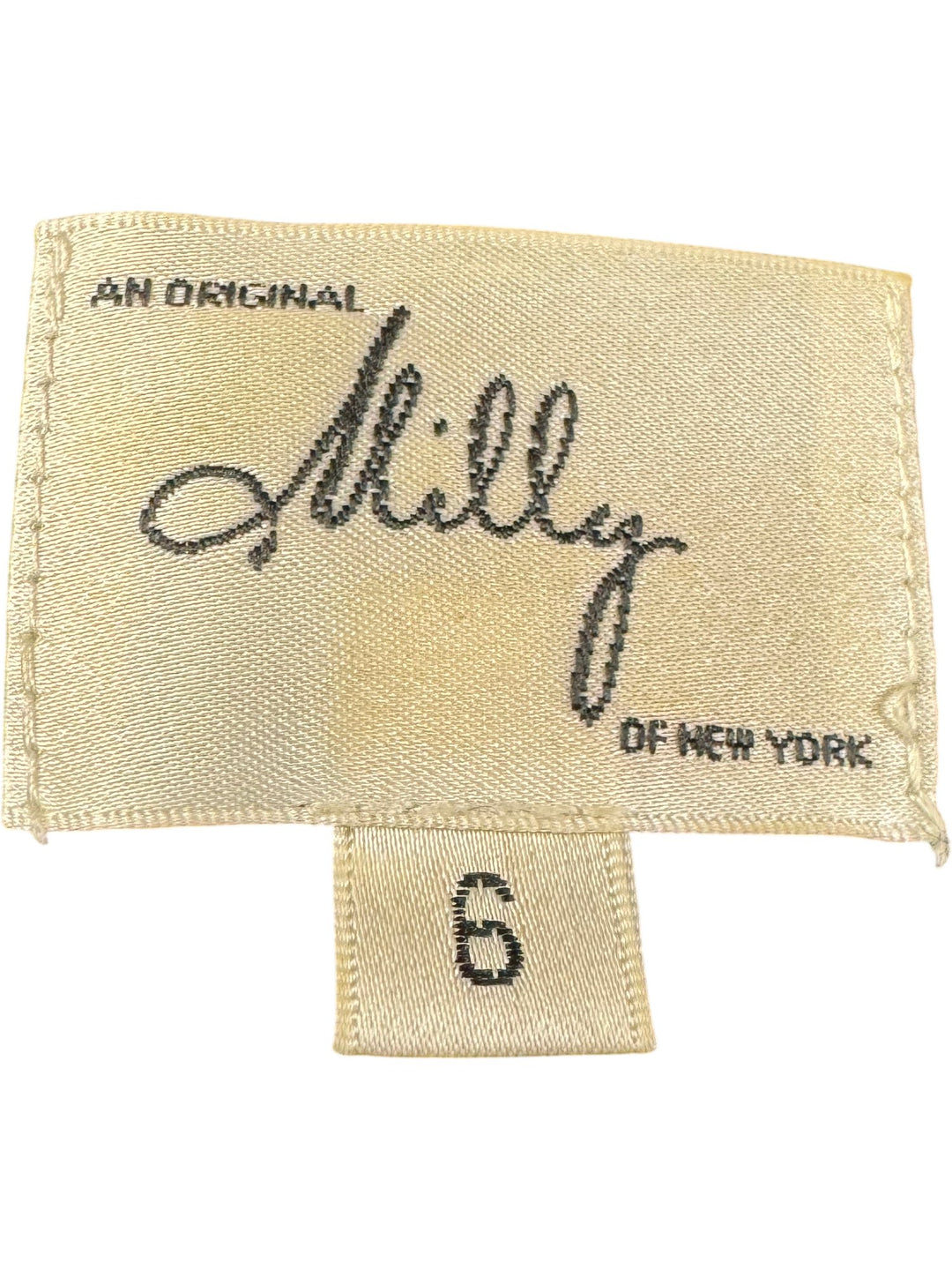 Milly Black Silk Circle Pattern Dress - S