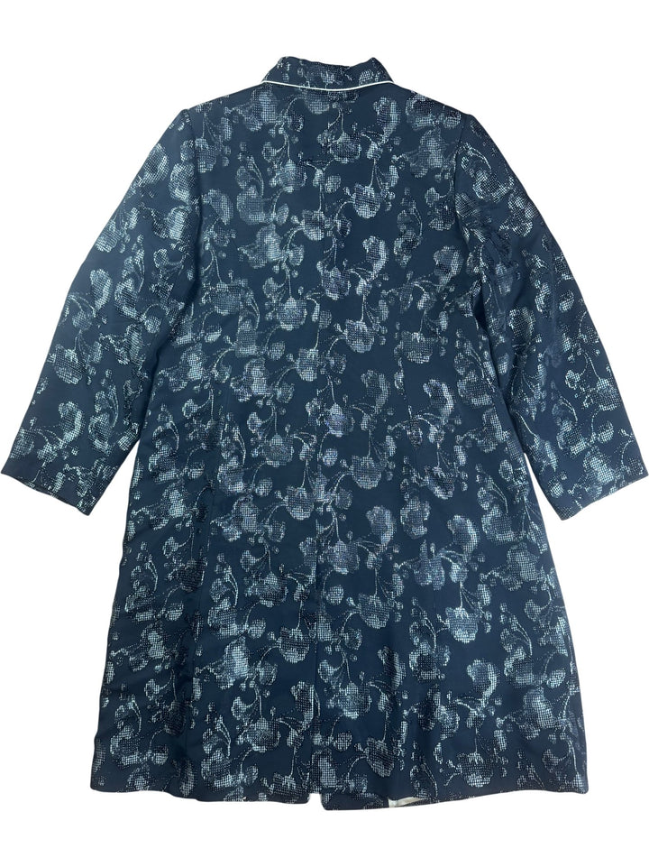 Nassc Silver Ivy Patterned Overcoat - L