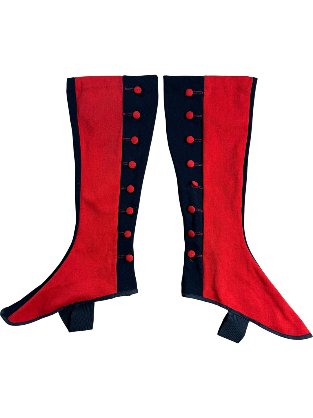 Tweka Red and Black Buttoned Spurs