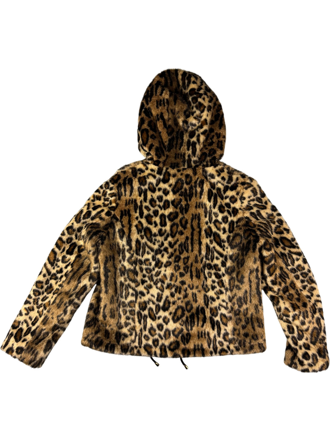 Per Una Leopard Print Hooded Jacket - S