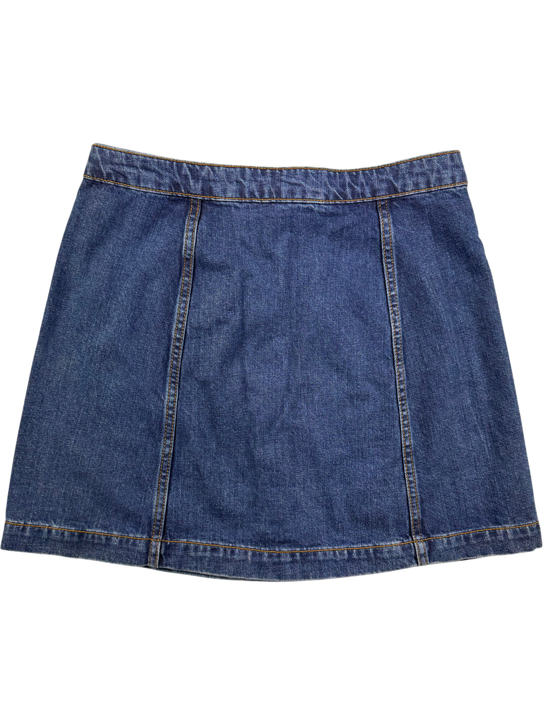 Topshop Moto Denim Mini Skirt - M - Think Vintage