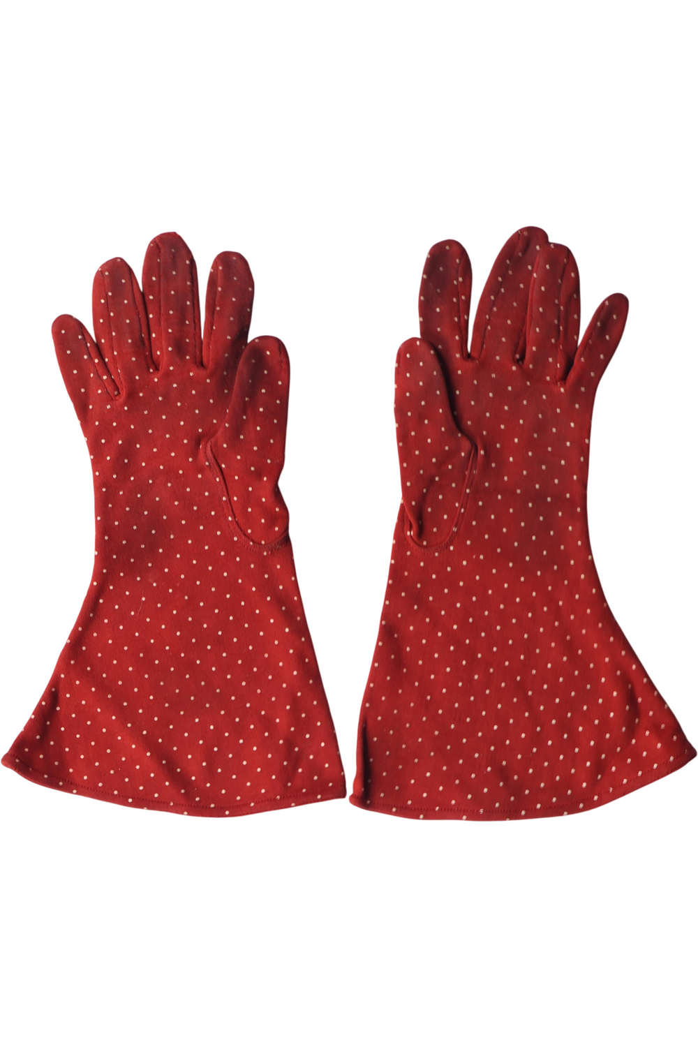 90s Polka Dot Women's Gloves - Think Vintage