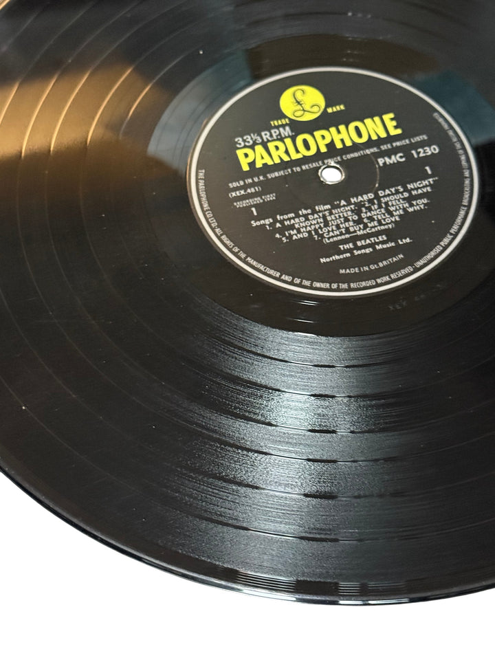 1964 Beatles A Hard Day's Night Parlophone Vinyl - 1st Press