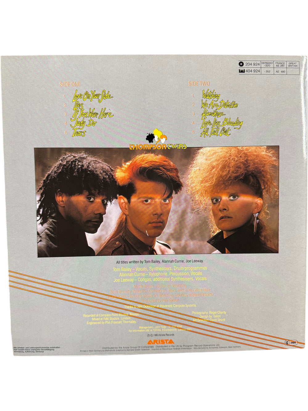 Thompson Twins Quick Step & Side Kick Vinyl Record - Think Vintage