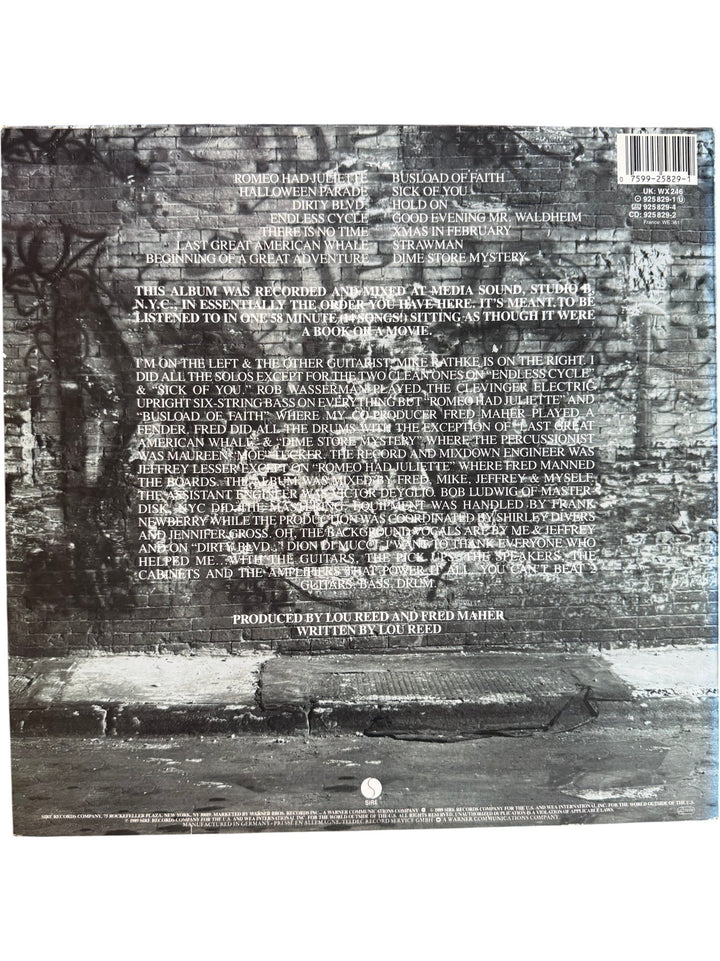 Lou Reed New York Album Record - Good