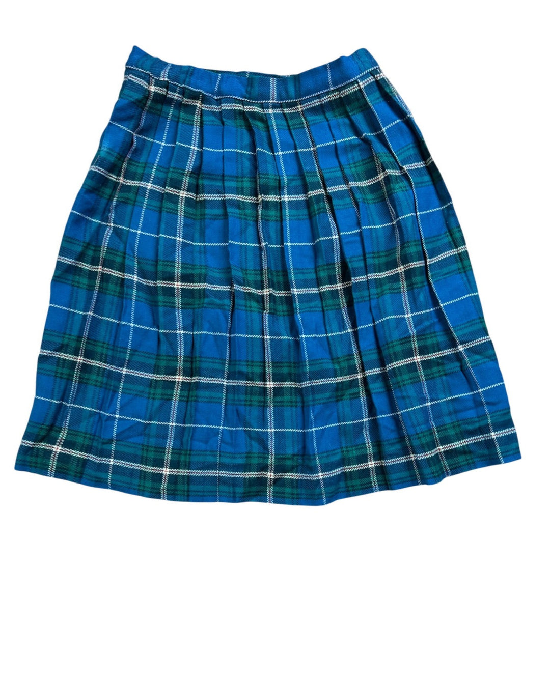 Tartan Pleated Checkered Skirt