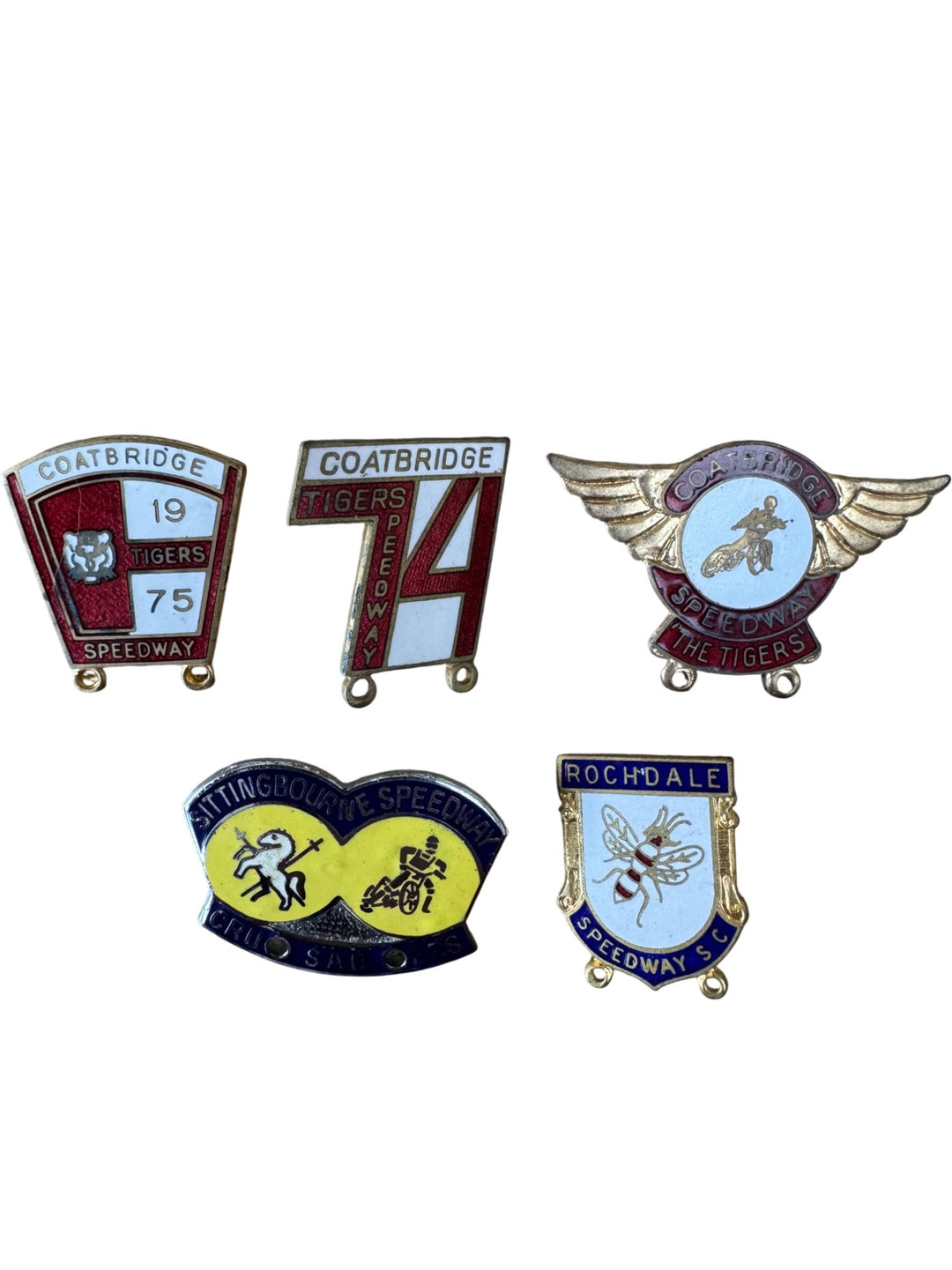 Coatbridge Tigers Speedway Badges Collection