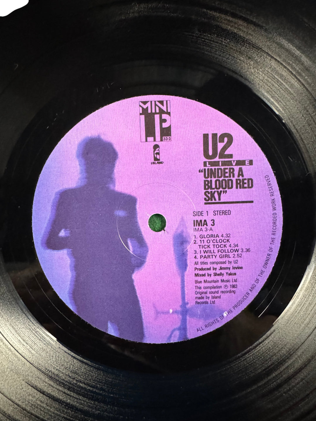 1983 U2 Under A Blood Red Sky Vinyl LP - Think Vintage