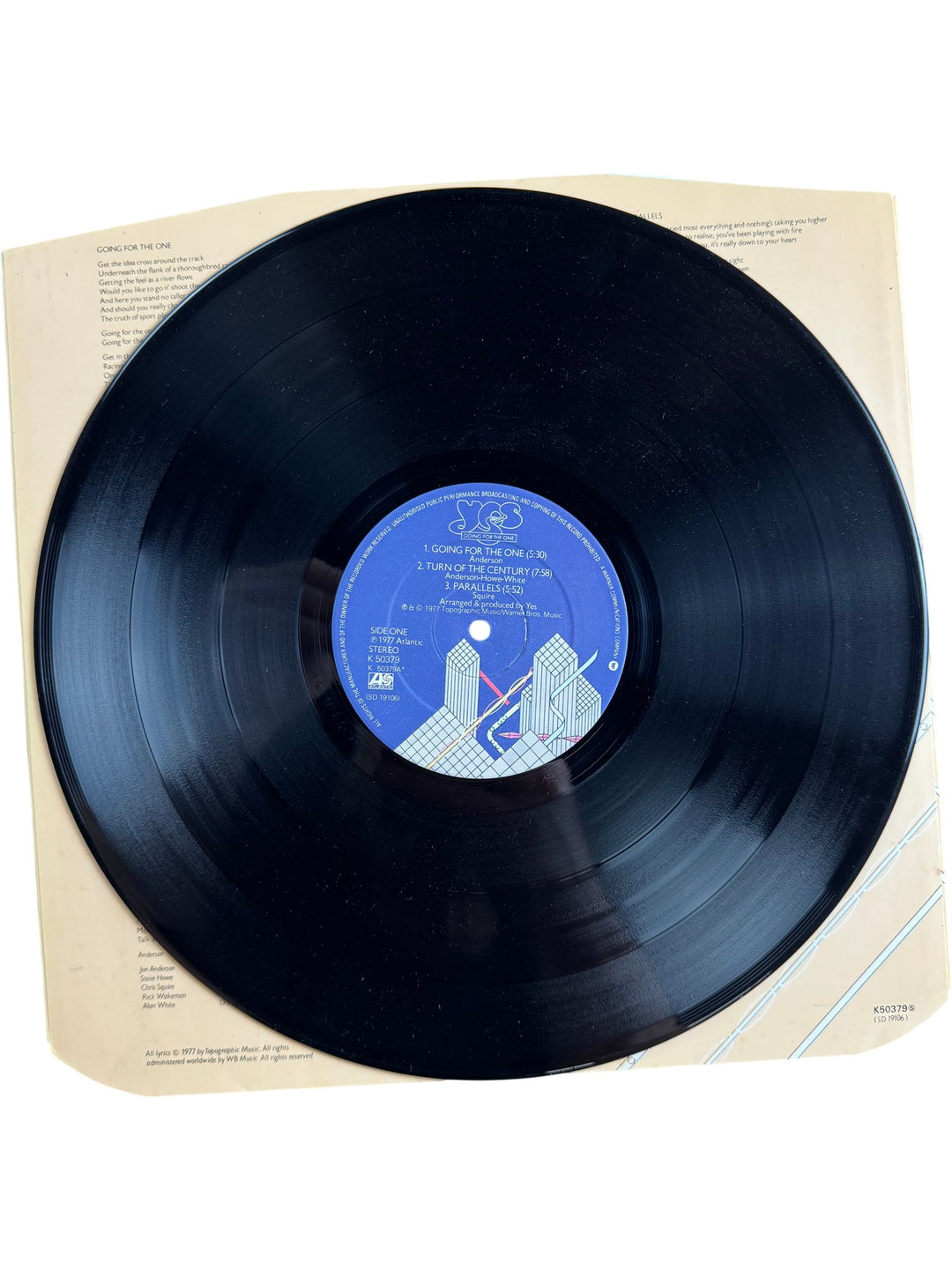 1977 Yes Going For The One Vinyl Album - Good+