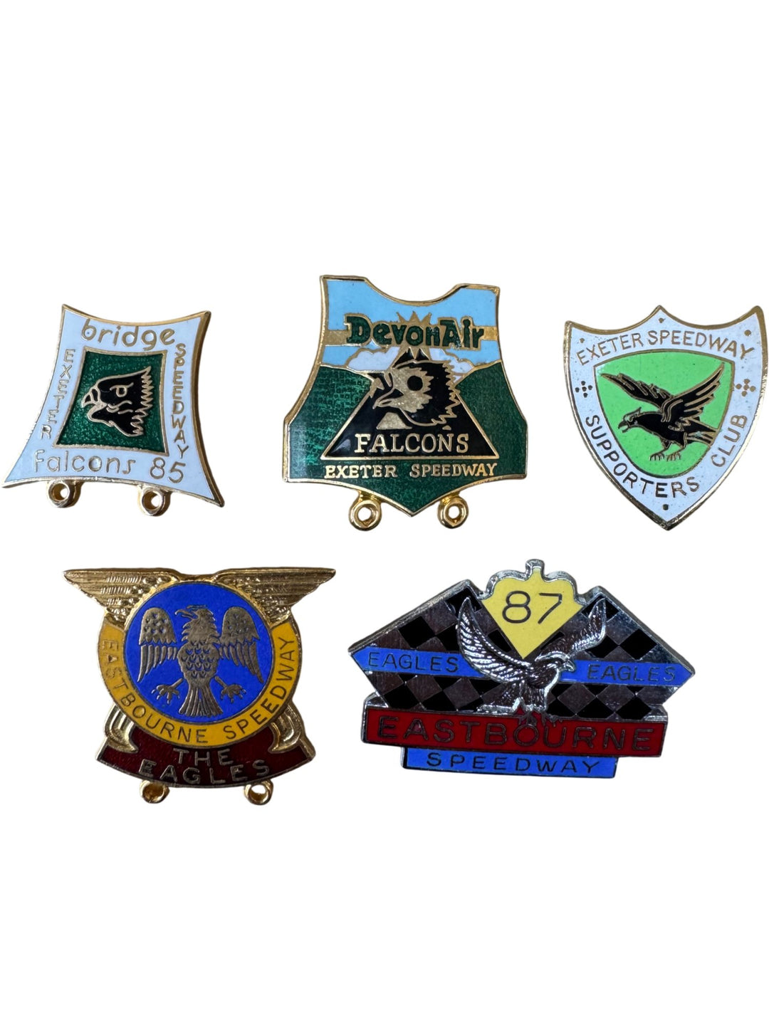 Exeter Speedway Falcons Supporters Club Pins