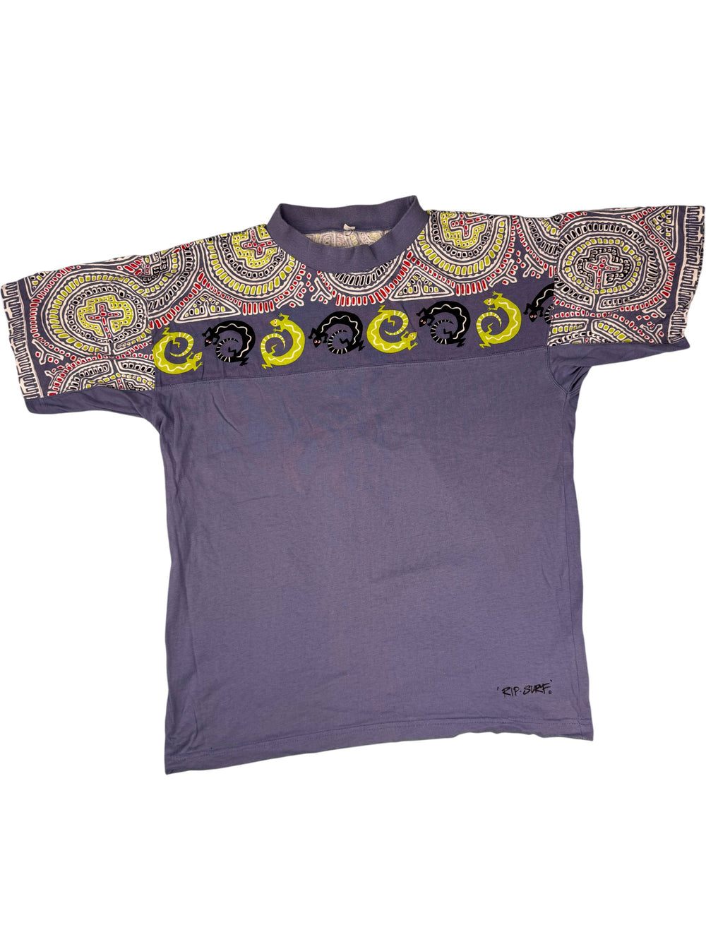 90s Rip Surf Graphic T-Shirt and Shorts Set - S - Think Vintage