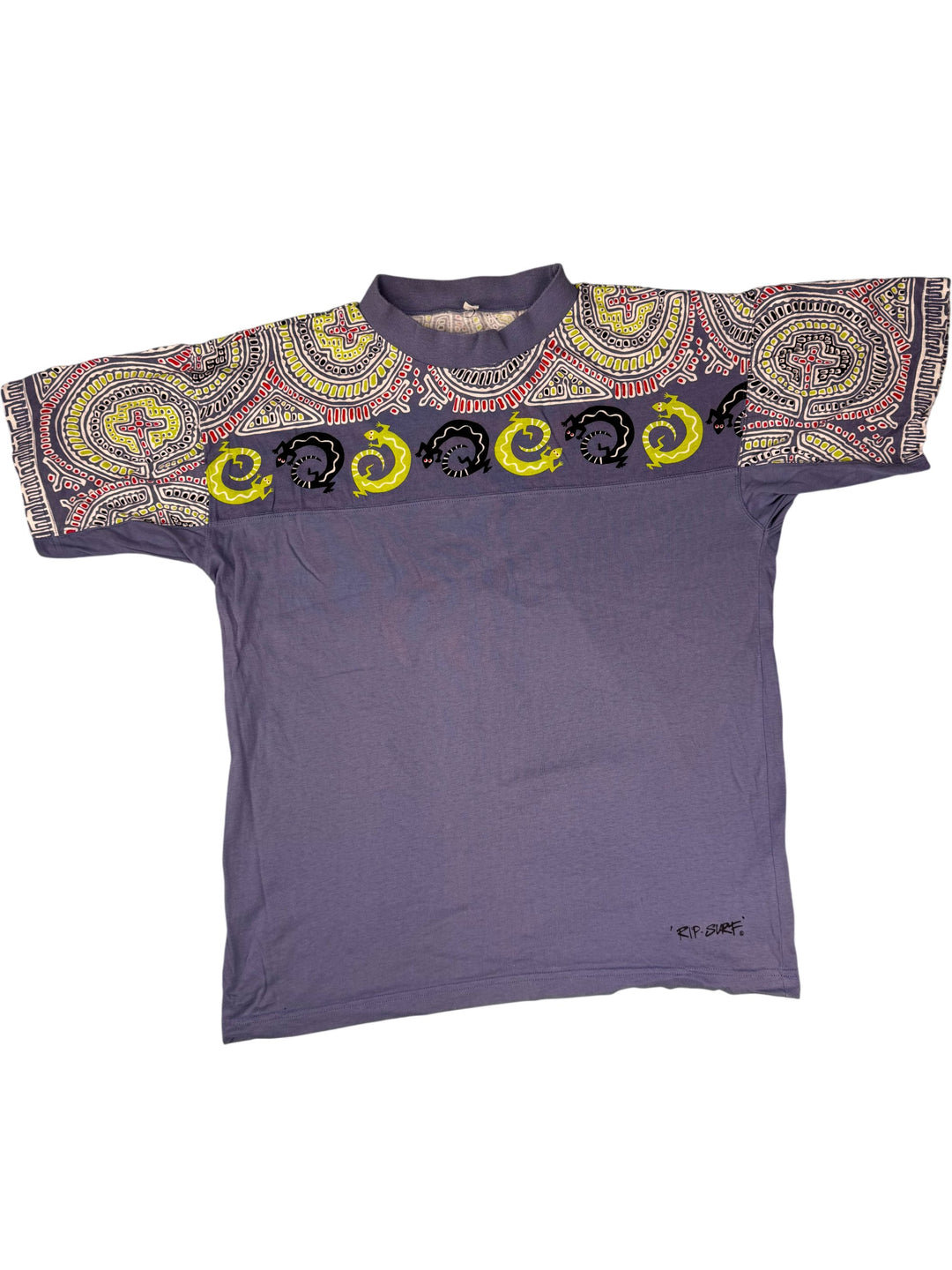 90s Rip Surf Graphic T-Shirt and Shorts Set - S - Think Vintage
