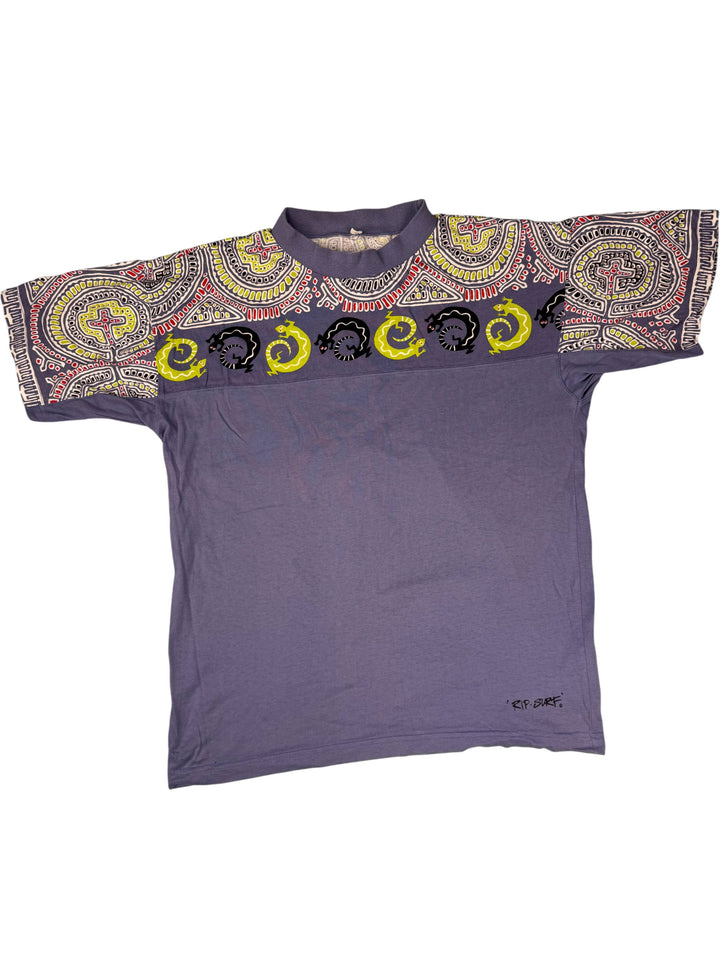 90s Rip Surf Graphic T-Shirt and Shorts Set - S - Think Vintage