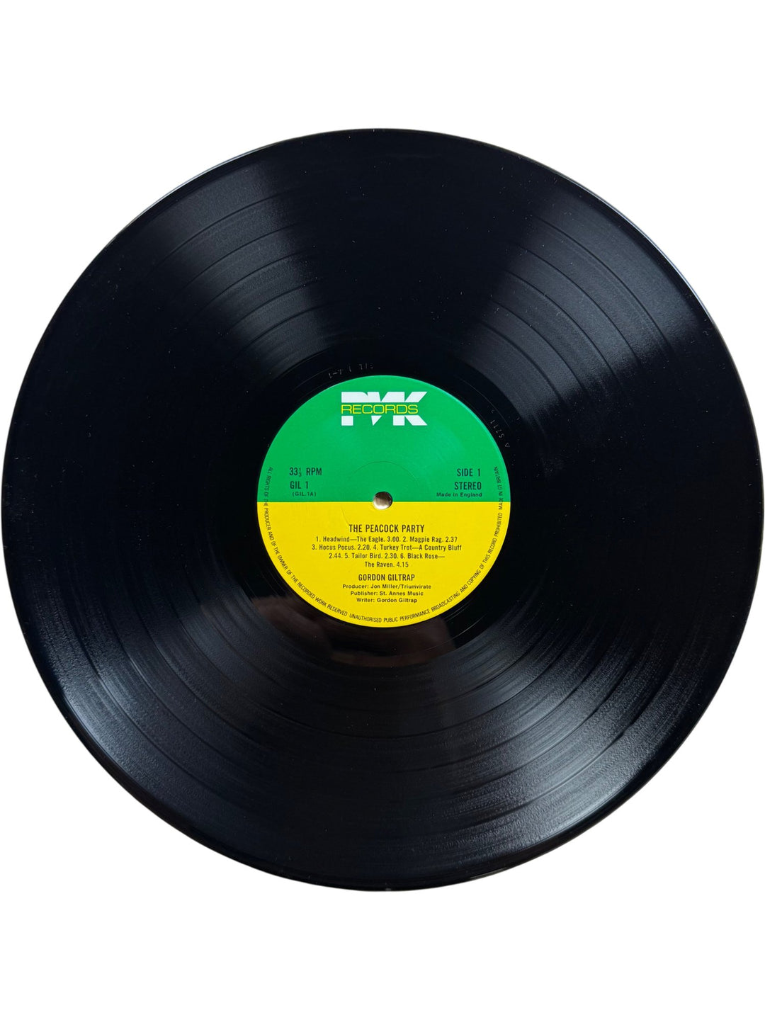 Gordon Giltrap The Peacock Party Vinyl - Very Good+