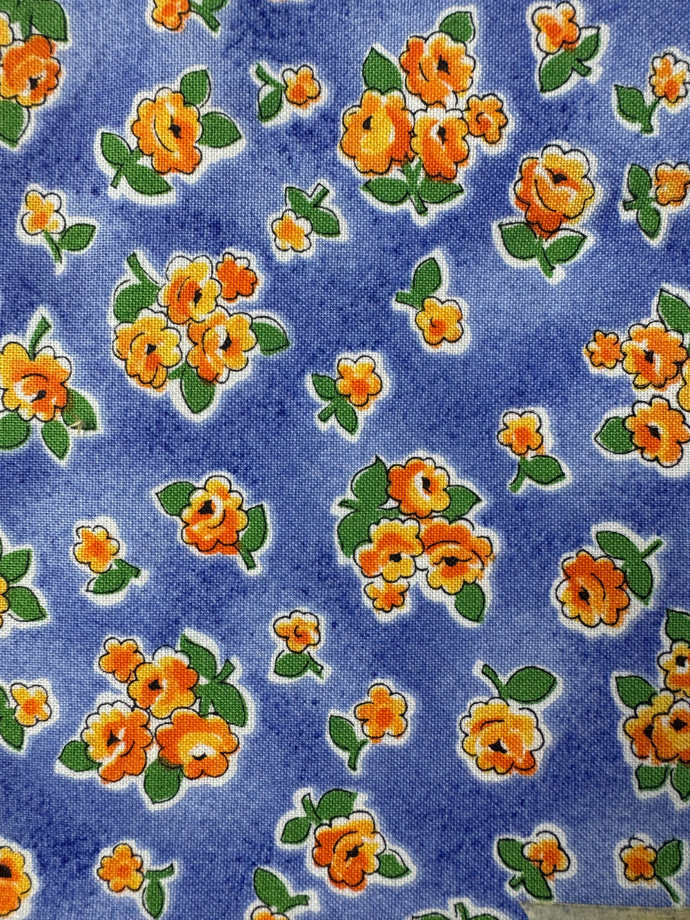 Floral Patterned Fabric - 3.5m - Think Vintage