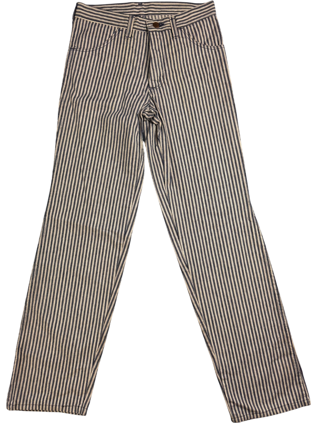 Wrangler Striped Straight Leg Jeans - Think Vintage