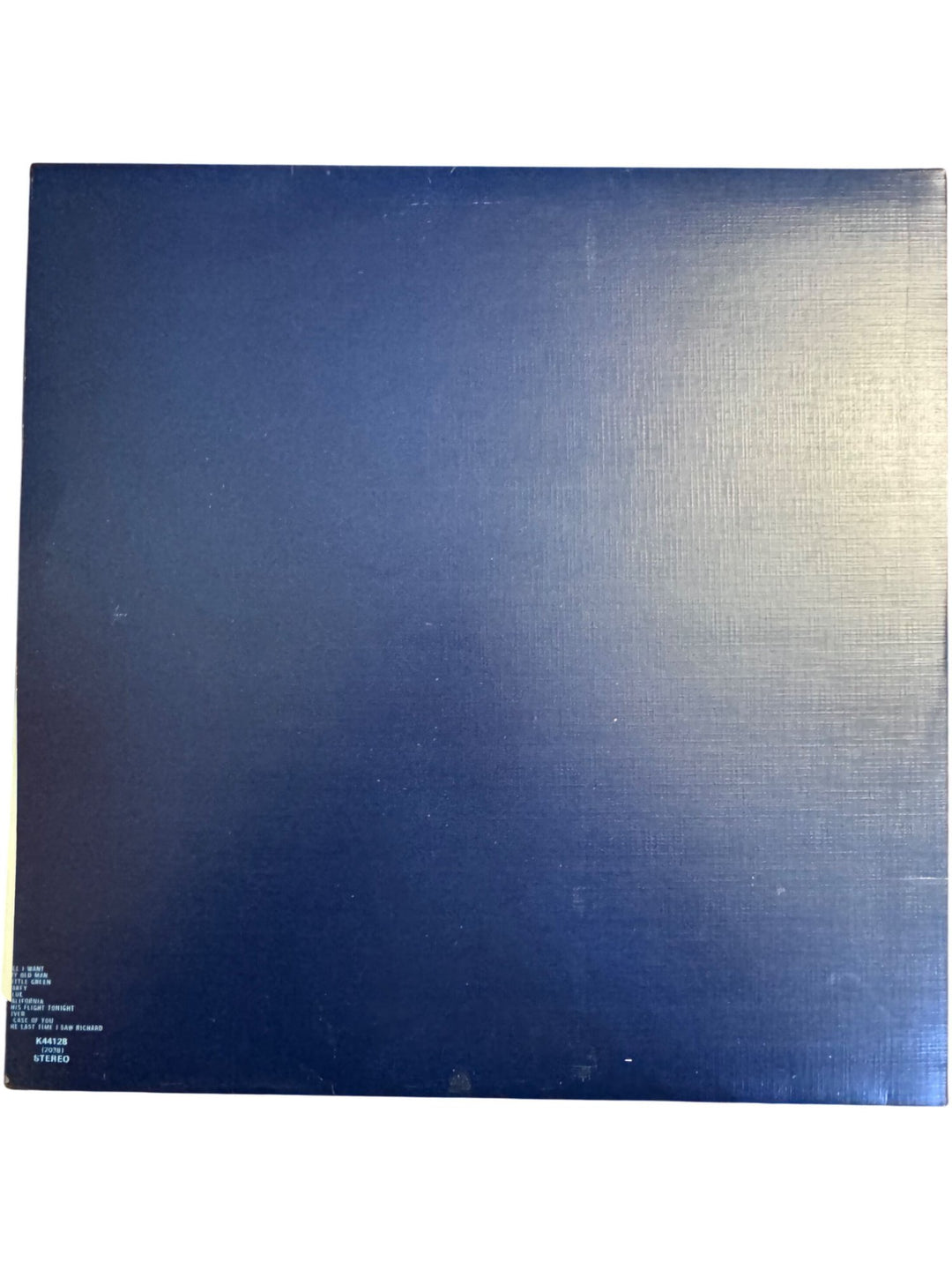 Joni Mitchell Blue Vinyl Record - Very Good