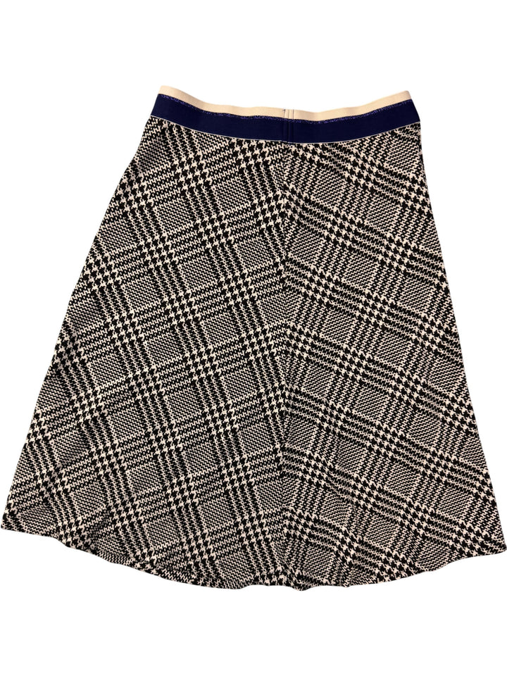 Checkered A-Line Skirt - S