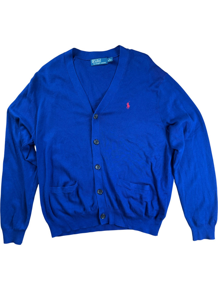 Polo Ralph Lauren Blue Cardigan - XL