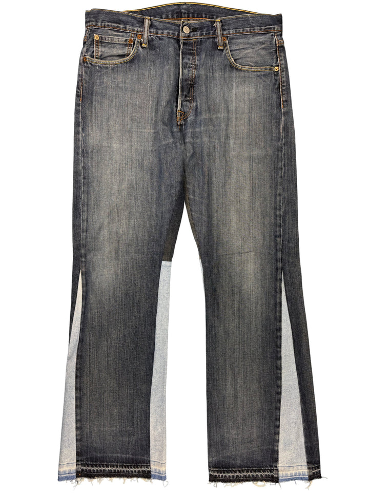 Levi's 501 Frayed Hem Denim Jeans - W34 L32 - Think Vintage