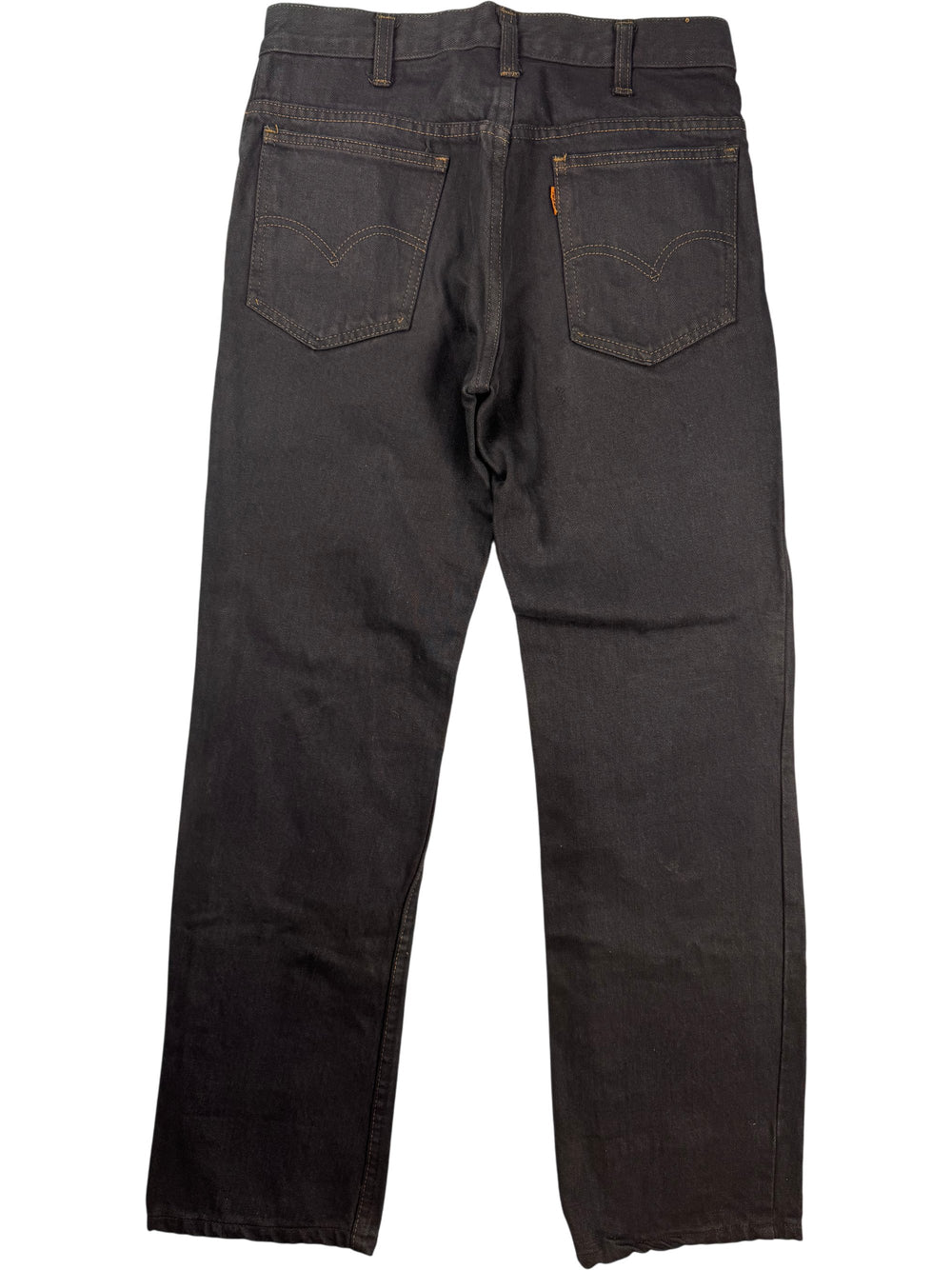 Star Patch Black Denim Jeans - W30 L29 - Think Vintage