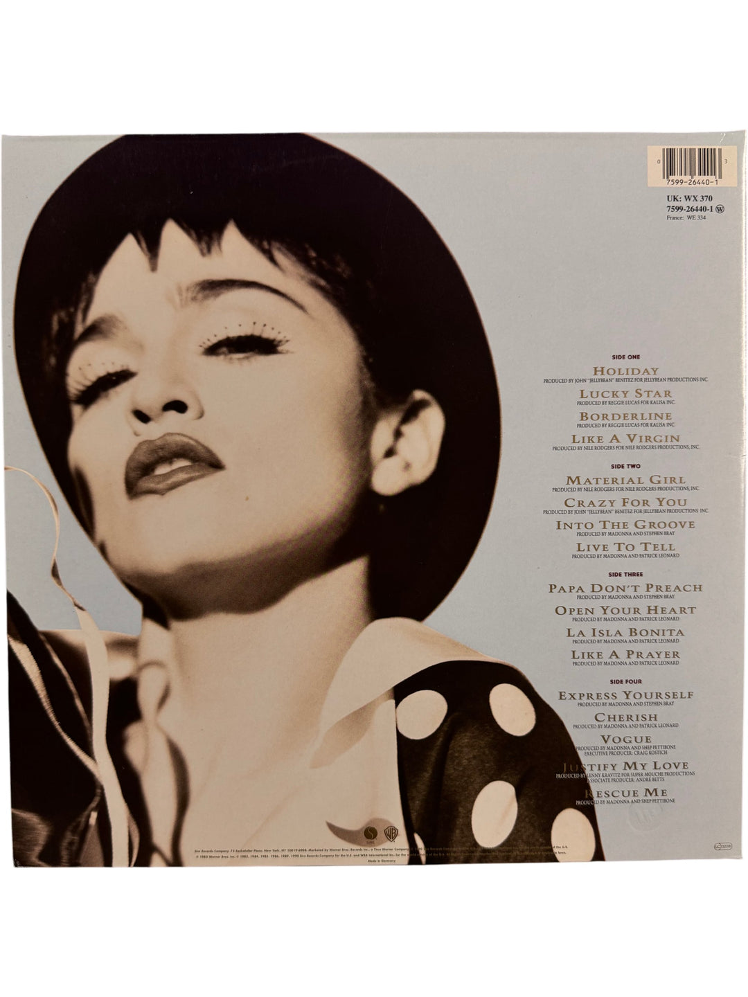 Madonna The Immaculate Collection Vinyl LP - Think Vintage
