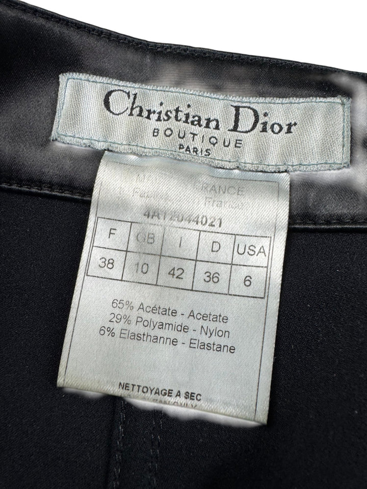 Christian Dior Black Straight Leg Trousers - W31