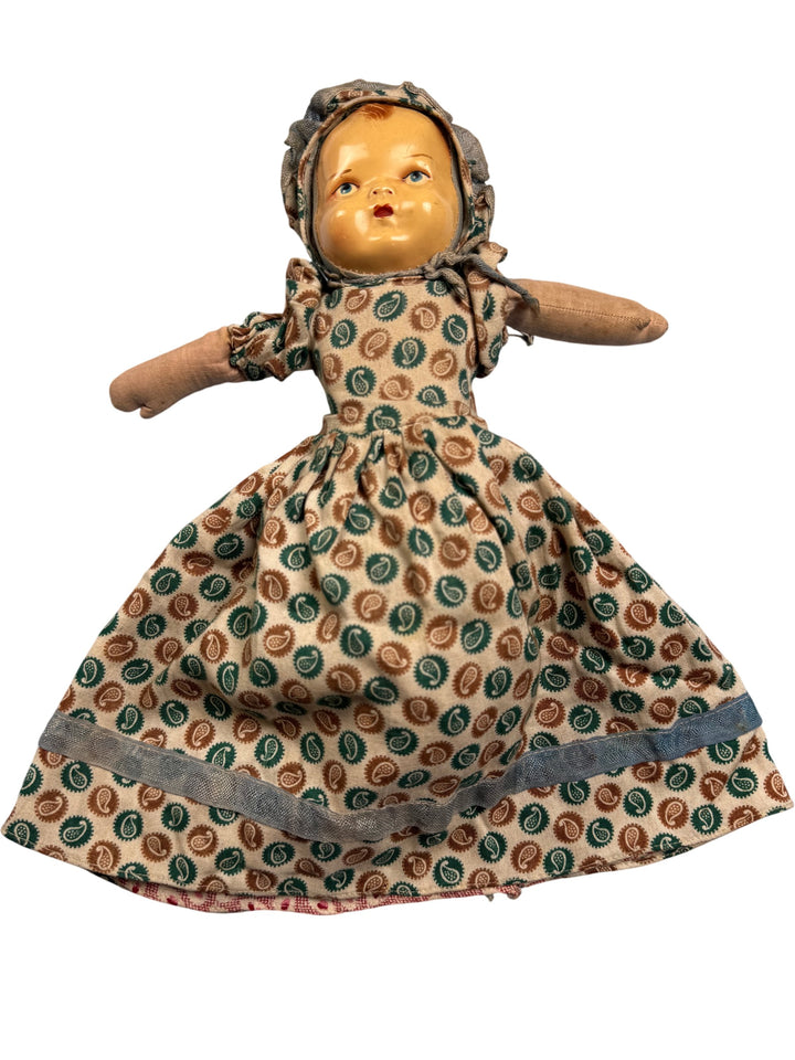 Vintage Reversible Cloth Topsy-Turvey Doll - Think Vintage