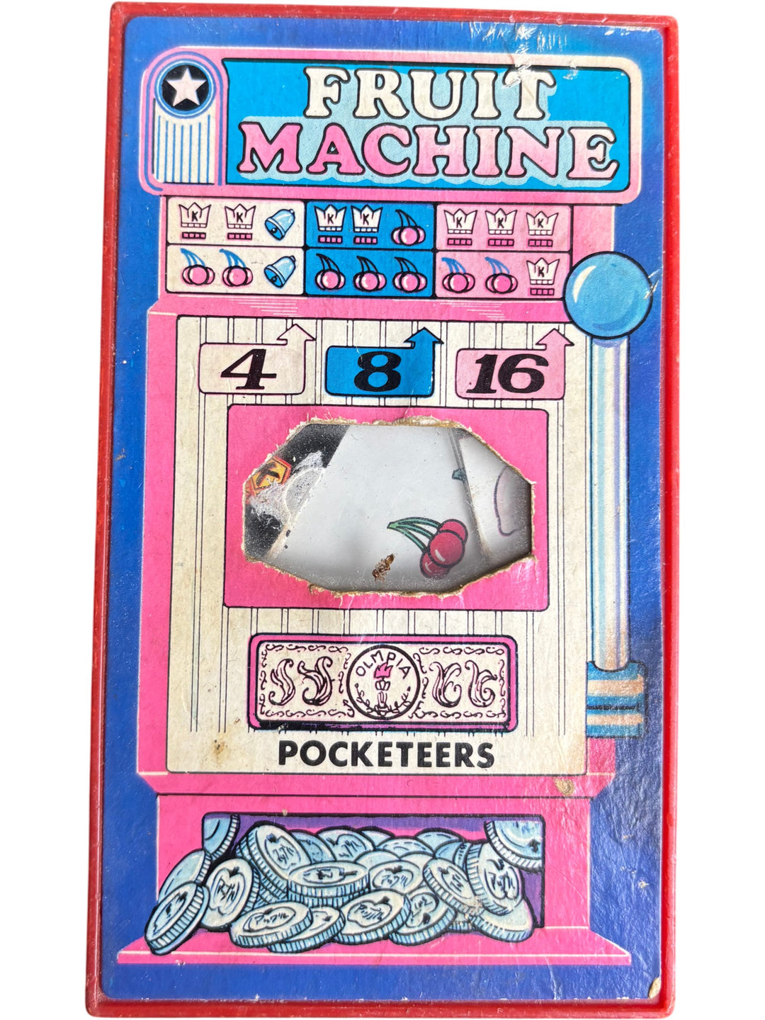 1970s Tomy Pocket Fruit Machine Game - Think Vintage