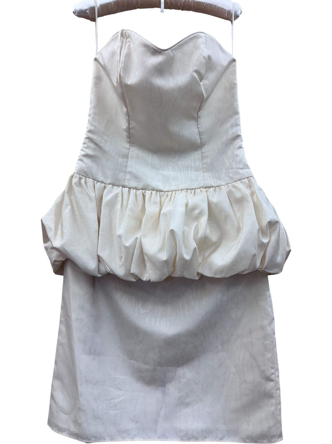 Pronuptia De Paris White Puff Sleeve Wedding Dress
