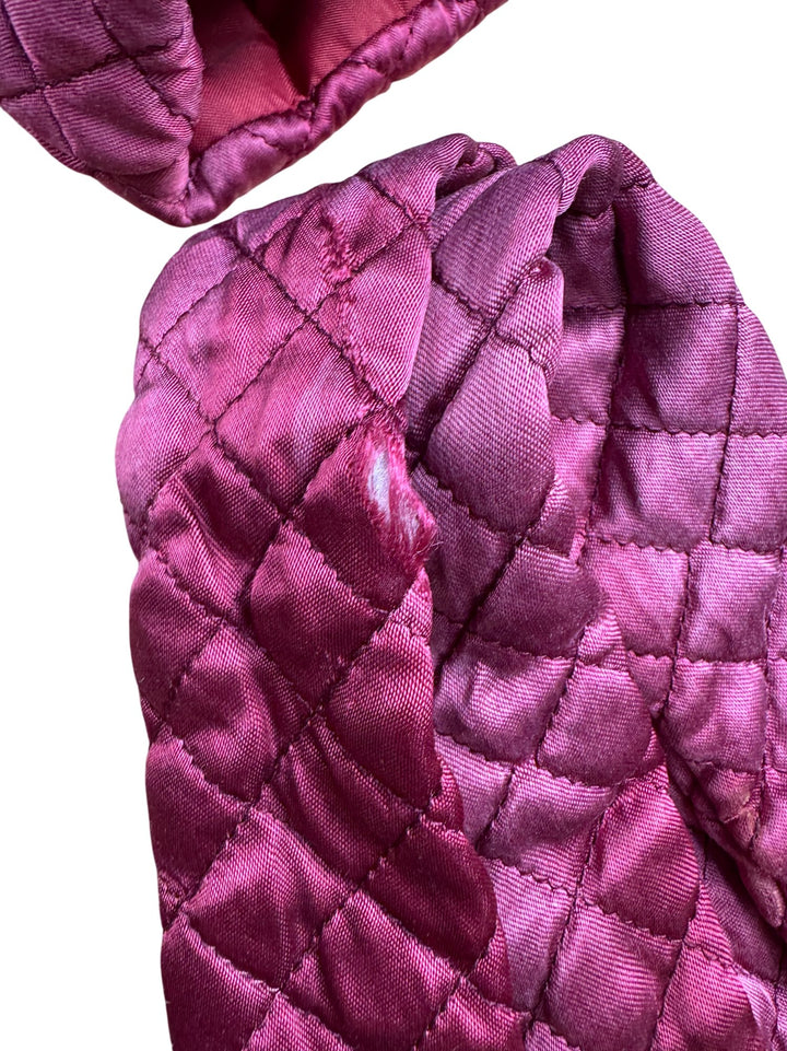 Lloyd Menswear Quilted Dressing Gown/ Smoking Jacket - M/L