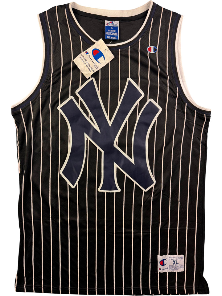 Champion Yankees Sleeveless Sports Jersey - XL - Think Vintage