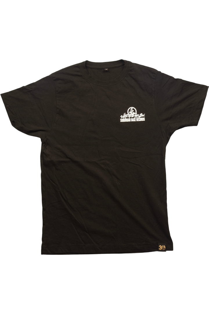 Suburban Base Records Black T-Shirt - XXL - Think Vintage