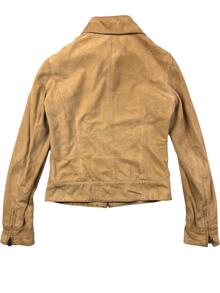 Dolce & Gabbana Suede Beige Jacket - M