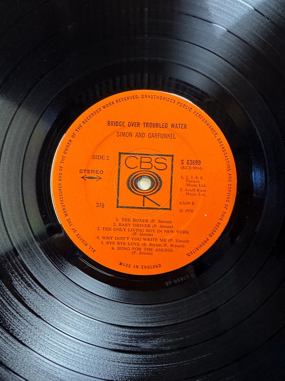 Simon And Garfunkel Bridge Over Troubled Water Vinyl - Very Good