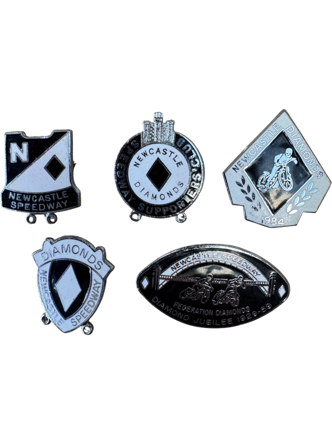 Newcastle Speedway Diamonds Supporter Pins